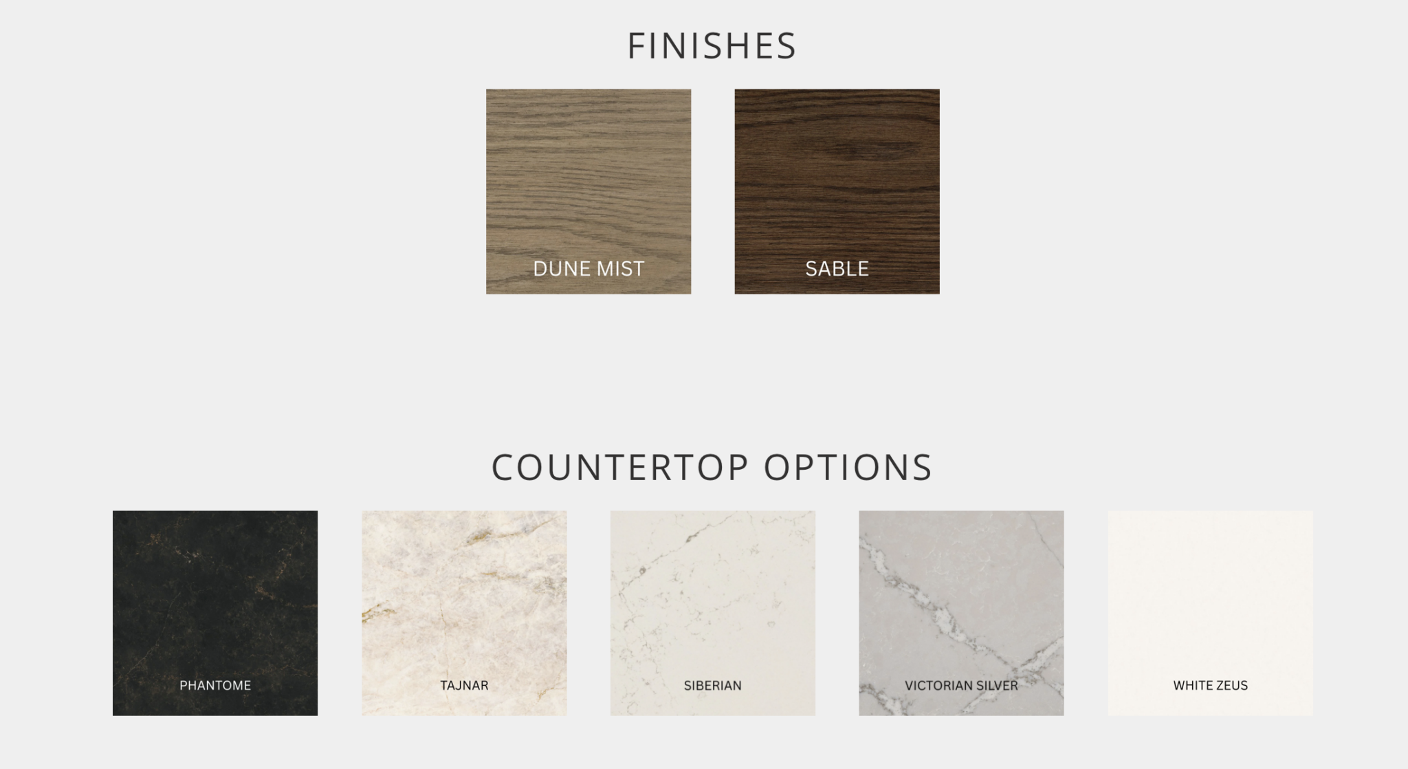 Allamari Countertop Finish