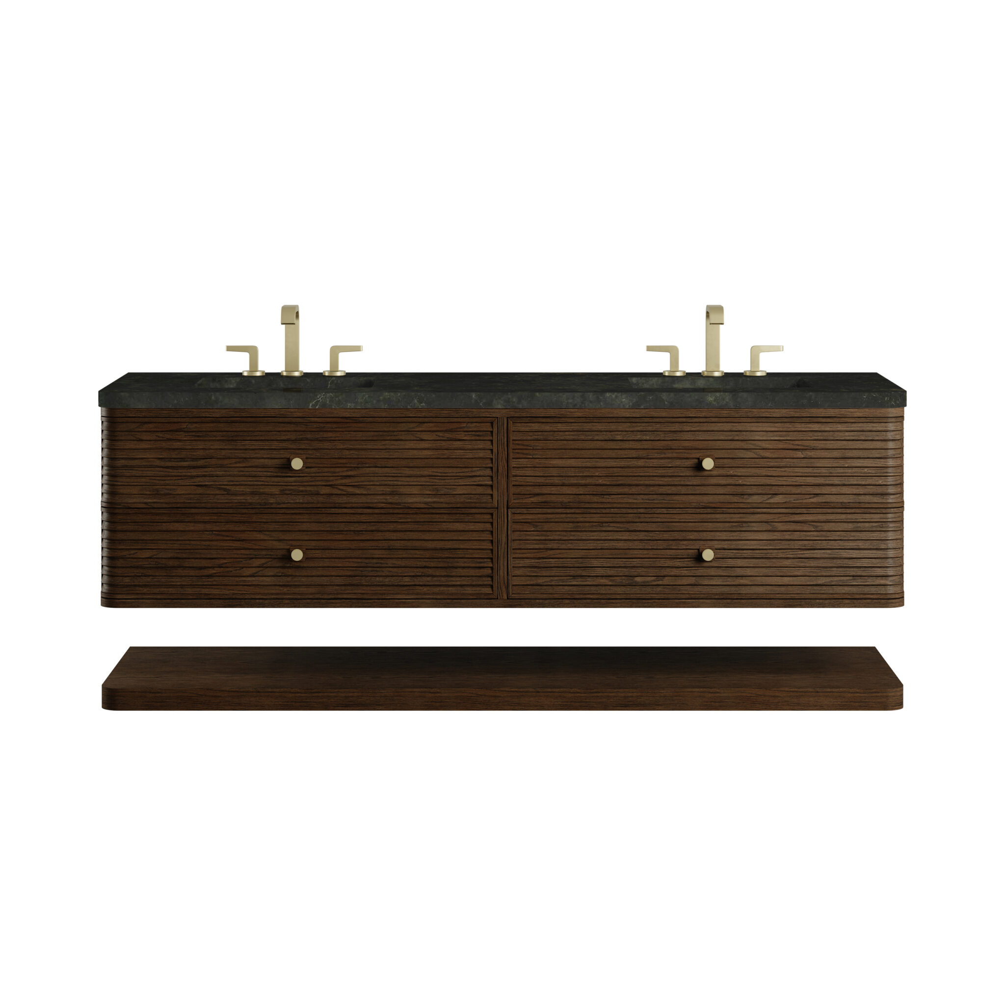 Allamari 72 Double Vanity, Sable w: 3 CM Phantome Eclos Top